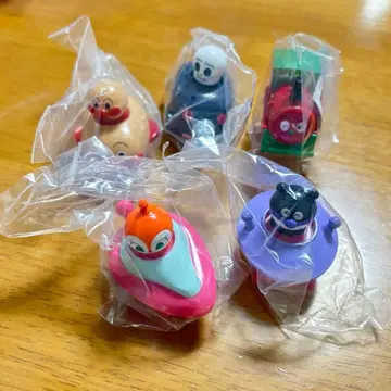 [ 미개봉 새상품 ] 뱅글뱅글 턴! 풀백 호빵맨 5종 세트