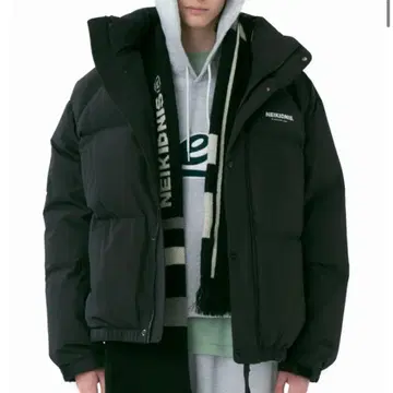 NEIKIDNIS 블랙 다운 자켓