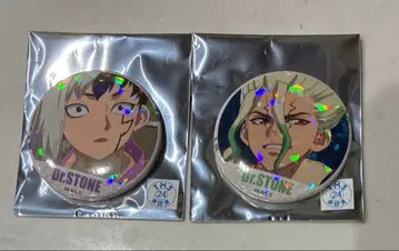 Dr.stone 트레이딩 키라키라 장면 사진 캔뱃지 겐 센쿠