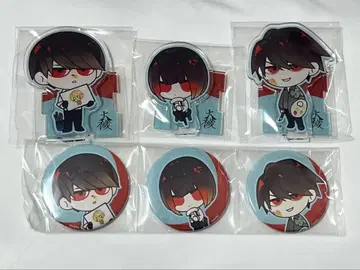 대죄 애니메이트 특전 오사키 히데 히나타 시즈마 아크릴 스탠드 캔뱃지