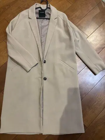 JEANASIS 베이지 체스터 코트 F 사이즈