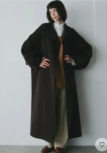 HER. 울 리버 돌먼 코트