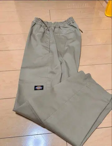 Dickies 셰프 팬츠 더블니 한정판 베이지