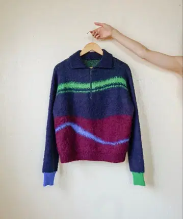 PAMM 광기의 하프 지퍼 니트