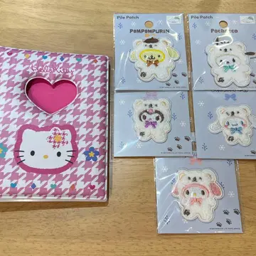 [ 새상품 ] 산리오 Y2K 씰 수첩 키티 / 세리아 산리오 와펜 5점