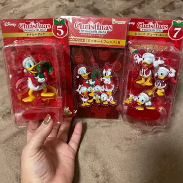 Disney 크리스마스 오너먼트 복권 2025 도날드 가족 아크릴 세트