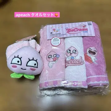 apeach 타월 세트