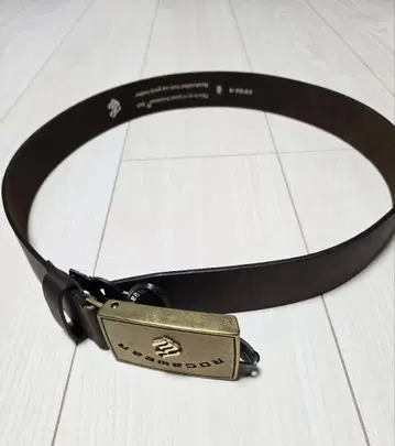 가죽제 브라운 벨트 80cm 일본제