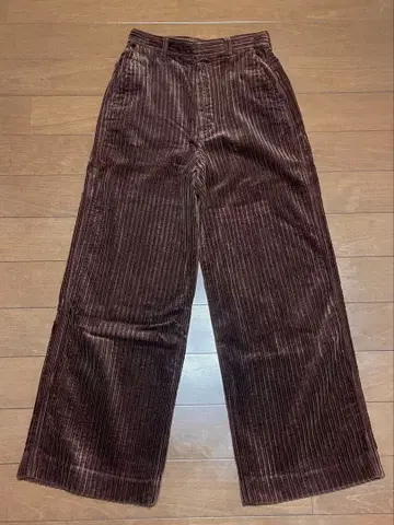 CURRENTAGE 카렌테이지 코듀로이 와이드 팬츠