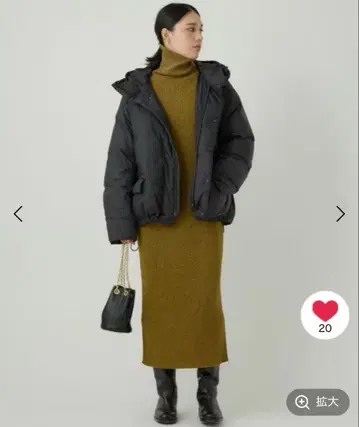 Chaos/ [ REMI RELIEF ] 별주 숏 다운 코트 2024AW