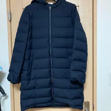 Right-on 네이비 퀼팅 다운 자켓 리버서블 L 사이즈