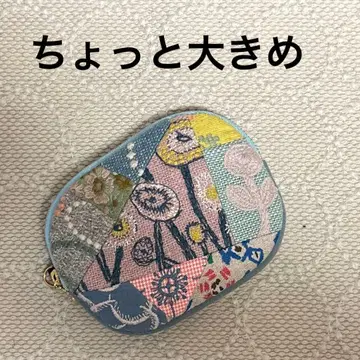 미나 페르호넨 핸드메이드 미니 파우치 스카이블루 계열