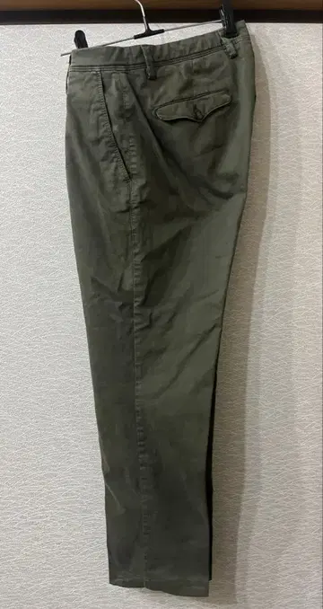 BRIGLIA 1949 테이퍼드 팬츠 치노 팬츠 47 카키