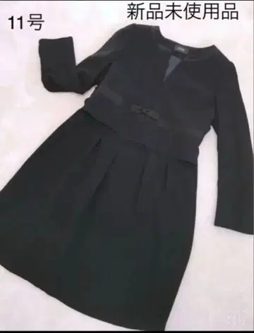 11호 미사용 새상품 원피스 수트 블랙 포멀 입학식 졸업식 수험