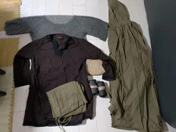 체인메일 & 평복 세트 판타지 코스프레용