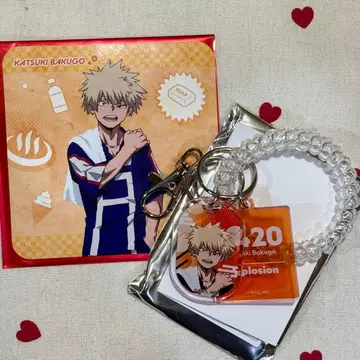 나의 히어로 아카데미아 바쿠고 카츠키 극락탕 코스터 락커 키 히로아카