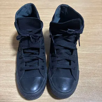 CONVERSE 블랙 하이컷 스니커즈 27cm