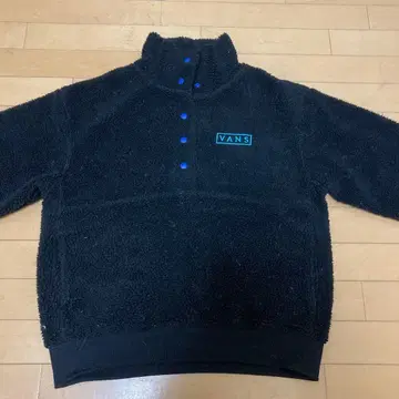 VANS 풀오버 보아 플리스 블랙 (M)