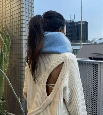 searoomlynn softwarm 백 디자인 니트탑