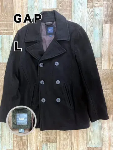 [오샤레] GAP 블랙 피코트 L 사이즈