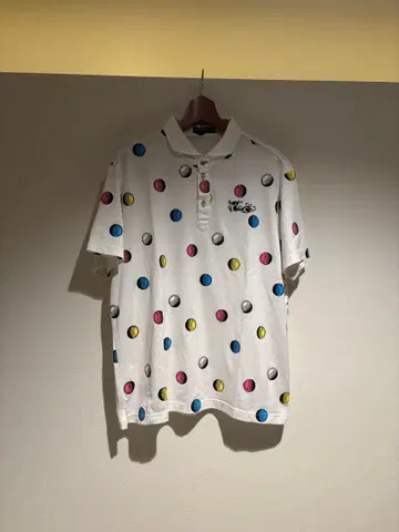 댄스 위드 드래곤 반팔 피케 셔츠 4 초특가 새상품급 남성용 골프웨어