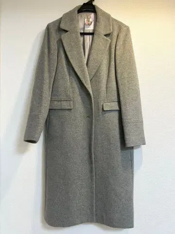 VIS 그레이 체스터 코트 울 M
