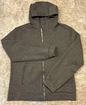 [ ZARA ] 풀 집업 후드 맨투맨 그레이