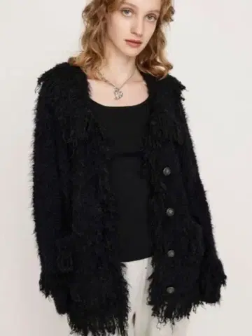 SLY DAMAGE V/N OVER MG C/D 니트 가디건