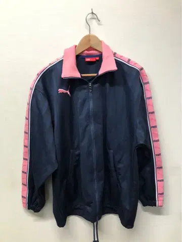 PUMA 네이비 핑크 저지