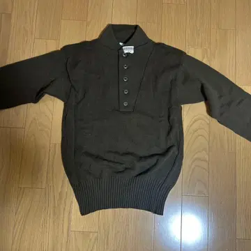 US ARMY 스웨터 헨리넥 밀리터리 빈티지