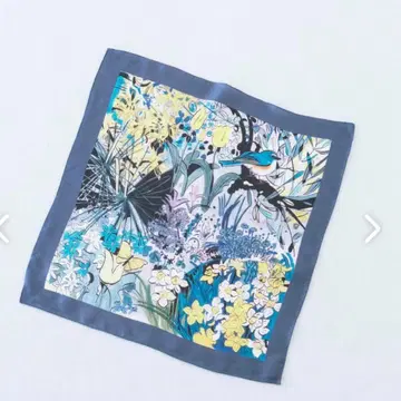 북유럽 생활 잡화점 [일상에, 한 스푼의 동경을] 실크 스카프 블루