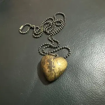 골드 하트형 펜던트 목걸이