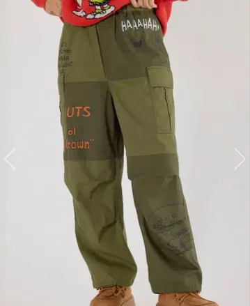 (PEANUTS) 커스텀 카고 팬츠 스누피