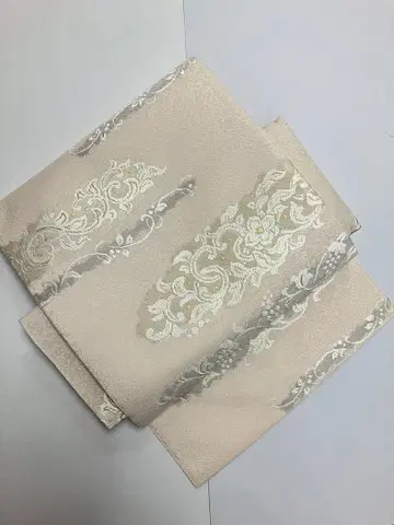 미사용 새상품 나고야 오비 순수 실크 니시진 비단 No.327