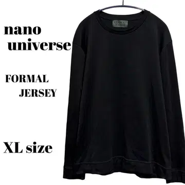 nano universe FORMAL JERSEY 긴팔 티셔츠 XL 블랙