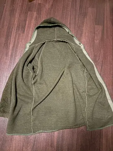 보아 플리스 자켓 L 사이즈 올리브 그린