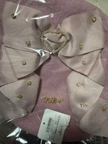 리즈리사 베레모 핑크 리본