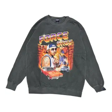 새상품 APPLEBUM 별주 크루 맨투맨 빈티지 가공 배송비 포함 M