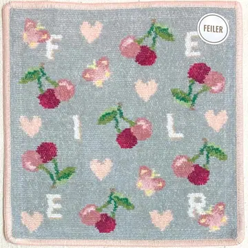 페이러 타월 손수건 킵 스마일링 체리