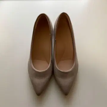 23cm 베이지 스틸레토 펌프스