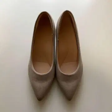 23cm 베이지 스틸레토 펌프스