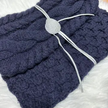 Sieste peau 네이비 클러치백