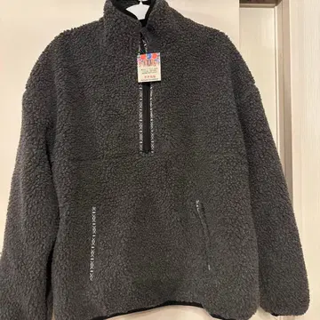 티티카카 그레이 플리스 자켓 하프 지퍼