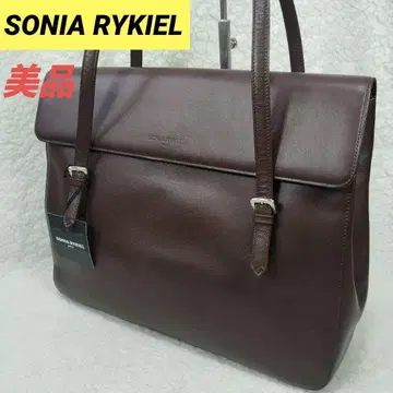 새상품급 SONIA RYKIEL 소니아 리키엘 비즈니스 백 가죽
