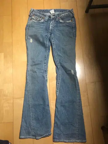 트루릴리젼 플레어 데님 라이트 블루