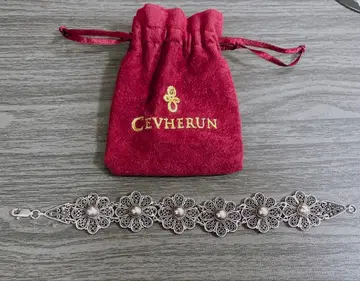실버 팔찌 터키 자수 CEVHERUN