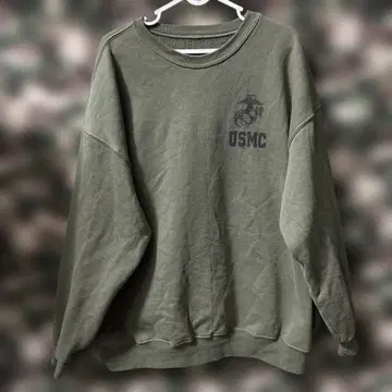 미군 USMC 트레이닝 맨투맨 사이즈 XL 상당 무료배송