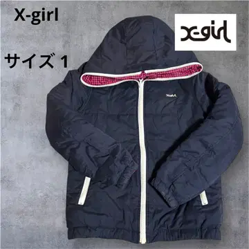 X-girl 리버서블 다운 자켓