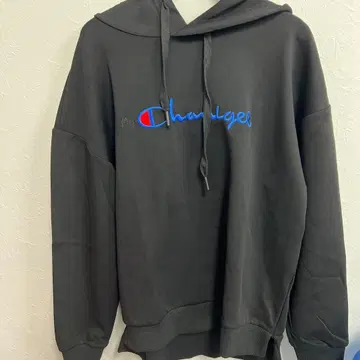 Champion 블랙 후드티