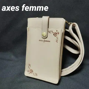 axes femme 엑시즈팜 스마트폰 숄더백 지갑 자수